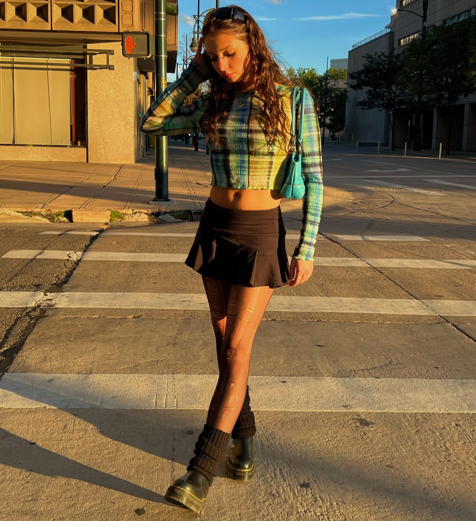 Fall outfit inspo mini skirt leg warmer tights outfit 

#LTKSeasonal #LTKunder50 #LTKHoliday