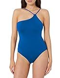 La Blanca Women's Island Goddess Shoulder Mio One Piece Swimsuit, China Blue, 10 | Amazon (US)