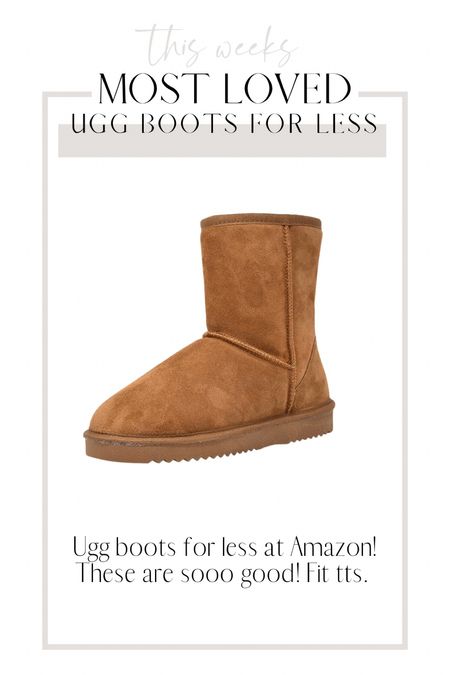 Ugg look for less boots at Amazon! 

#LTKGiftGuide #LTKHoliday #LTKshoecrush