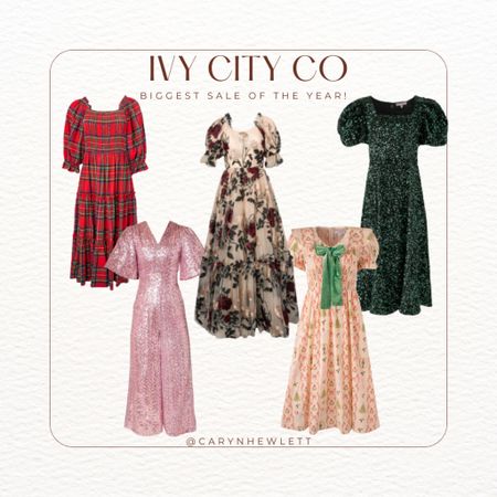 BIGGEST IVY CITY CO SALE OF THE YEAR! 🎉🥳🍾 20% off with code: SLEIGH20 and sign up for emails for the 30% off code! 🩷 
Fancy dresses, holiday dresses, holiday looks, holiday outfits, Christmas outfits, Christmas dress, holiday dress 

#LTKsalealert #LTKHoliday
