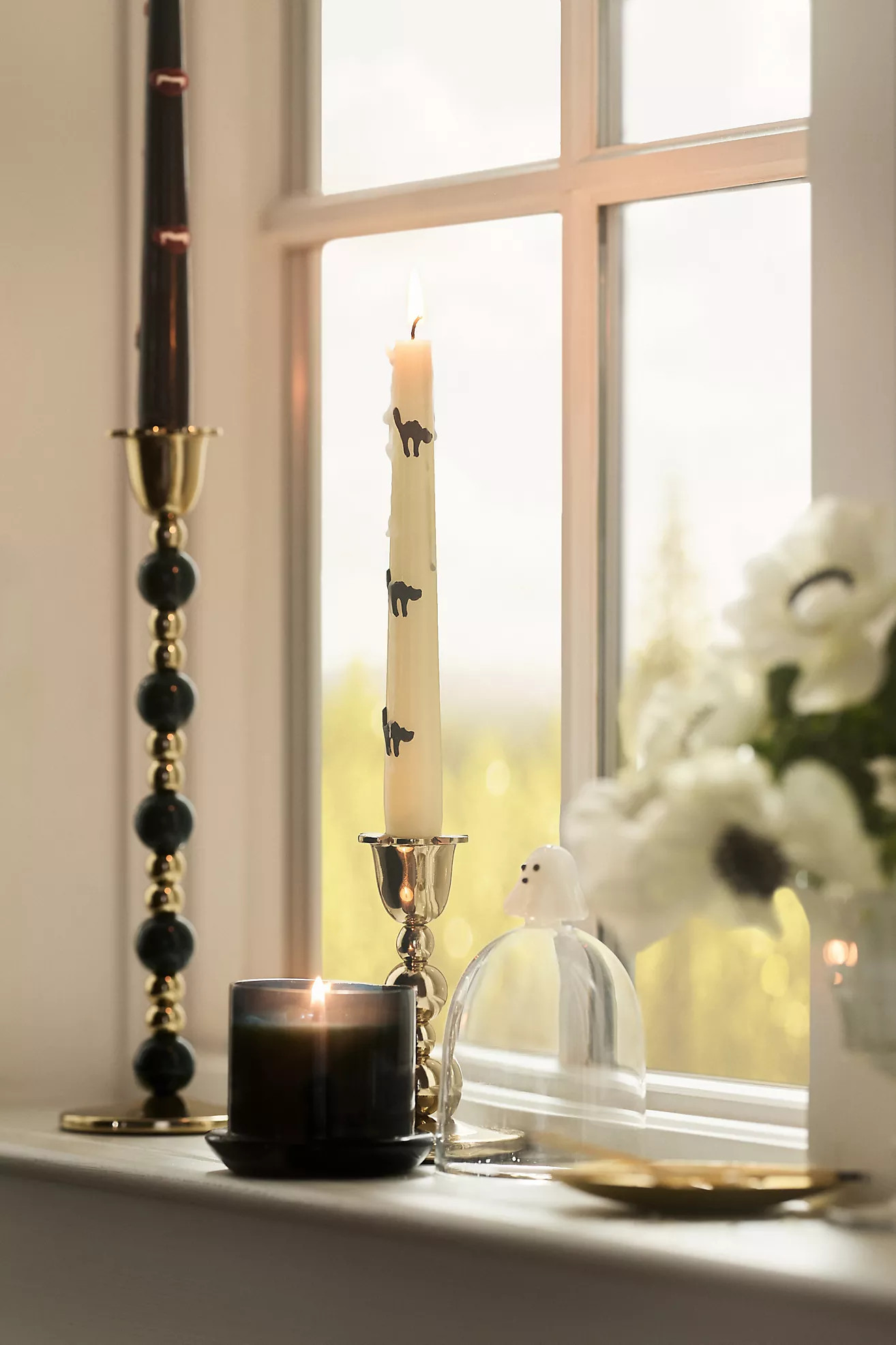 Ghost Icon Cloche Gourmand Sugared Walnut & Spice Glass Candle | Anthropologie (US)