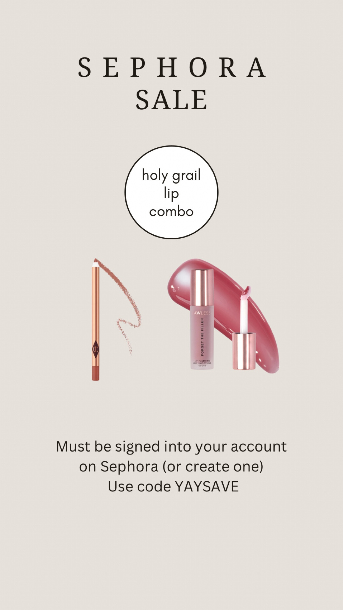This lil lip combo is absolutely stunning. Idk why these two products are slept on! 

Sephora sale. Sephora finds. Sephora must haves. Beauty finds. Lip combo. Lip liner. Lip gloss. Lip stick. 

#LTKfindsunder50 #LTKbeauty #LTKxSephora