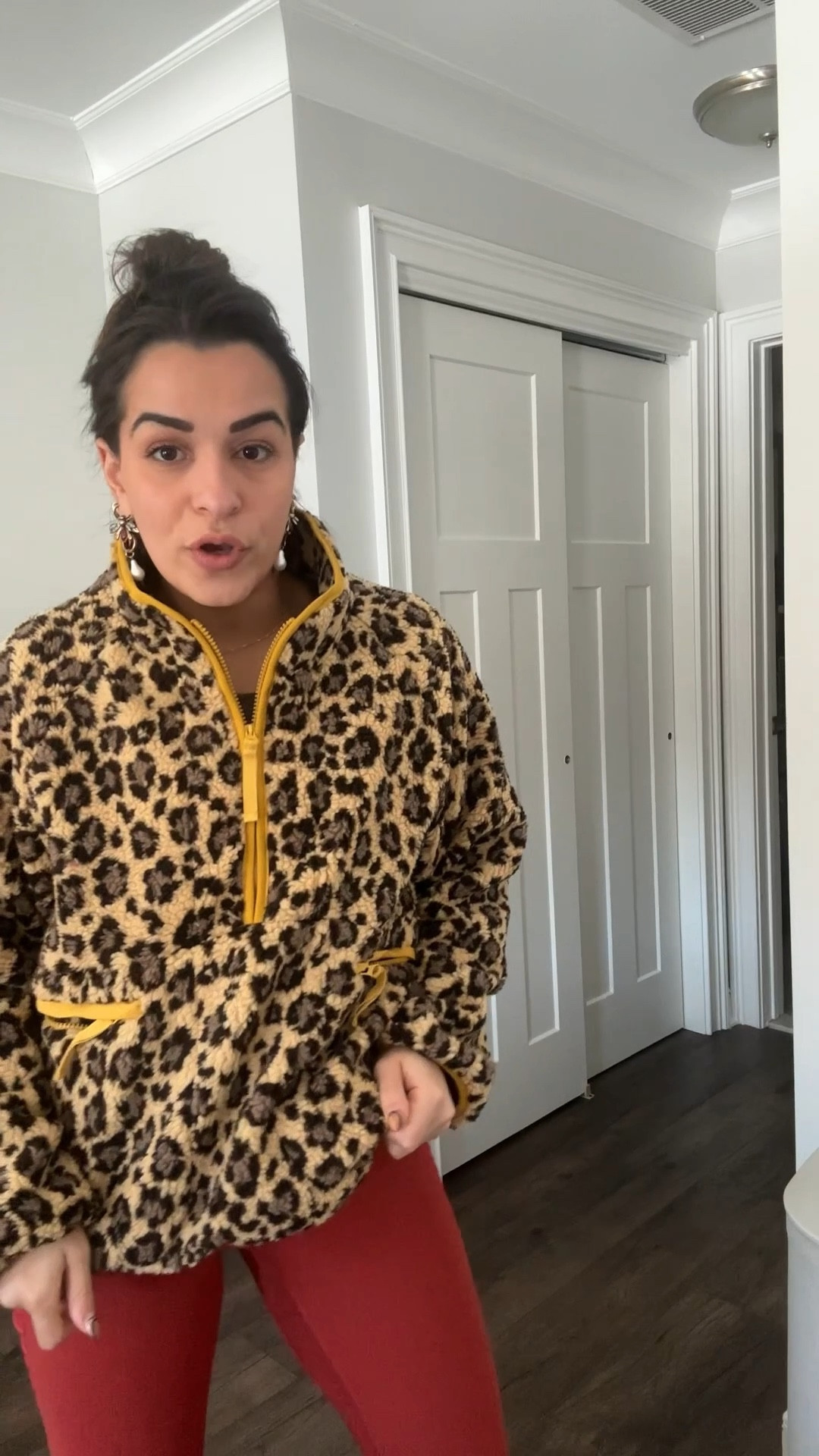 I LOVE THIS HALF ZIP SWEATER!
So soft, cozy & warm without feeling bulky!
The half zip is perfect for layering!!!!
Throw it on with leggings, denim, or even joggers for errands & mom life.

I sized up for an easy relaxed fit
Shop it on my LTK 💛

fleece pullover, sherpa jacket, half zip fleece, cozy winter top, amazon fashion, leopard print fleece, casual winter outfit

#ltkfinds #ltkunder50 #amazonfashion #cozywear #winteroutfits #momstyle #casualstyle #amazonfinds