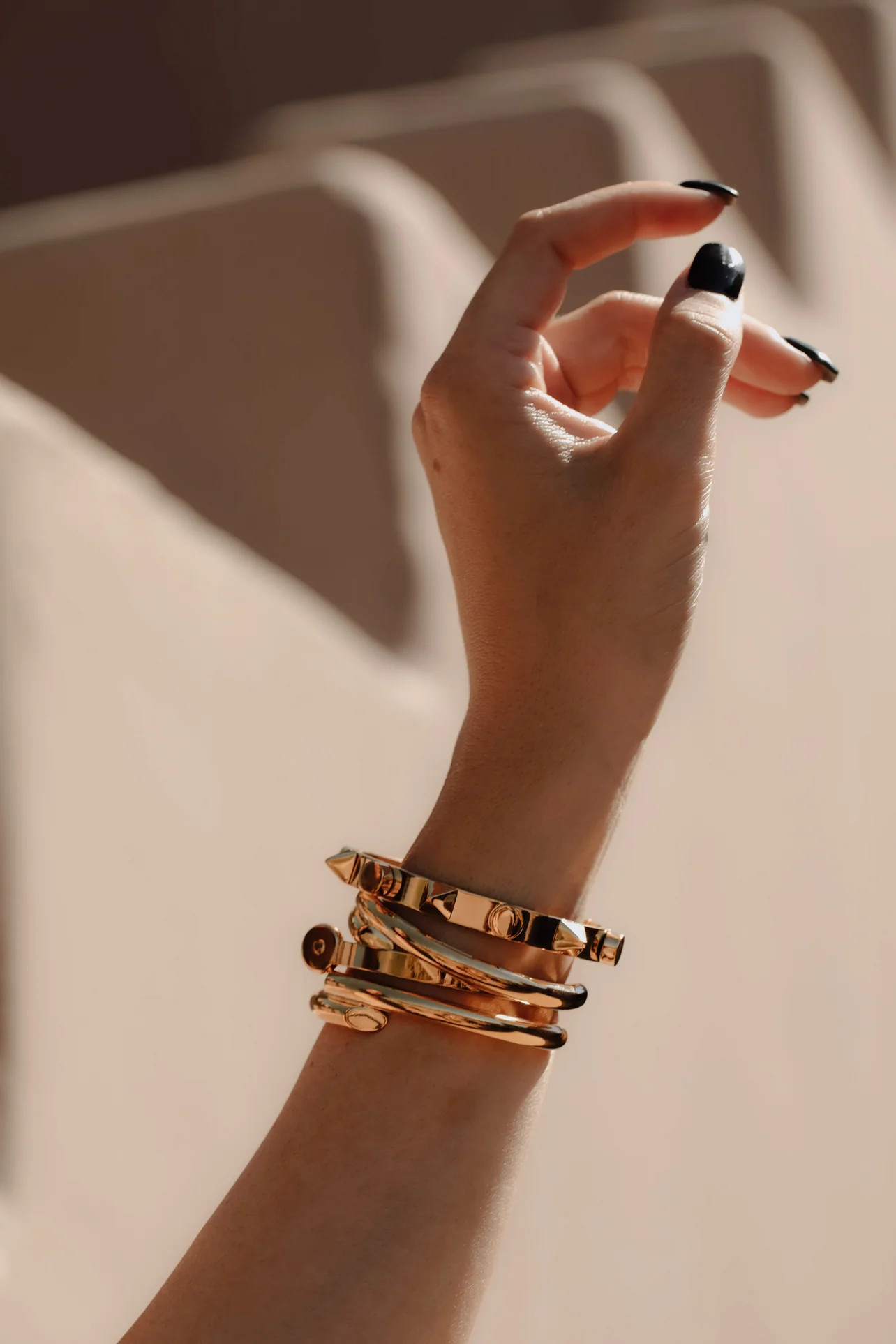 Ember Studded Bracelet - Gold | THELIFESTYLEDCO