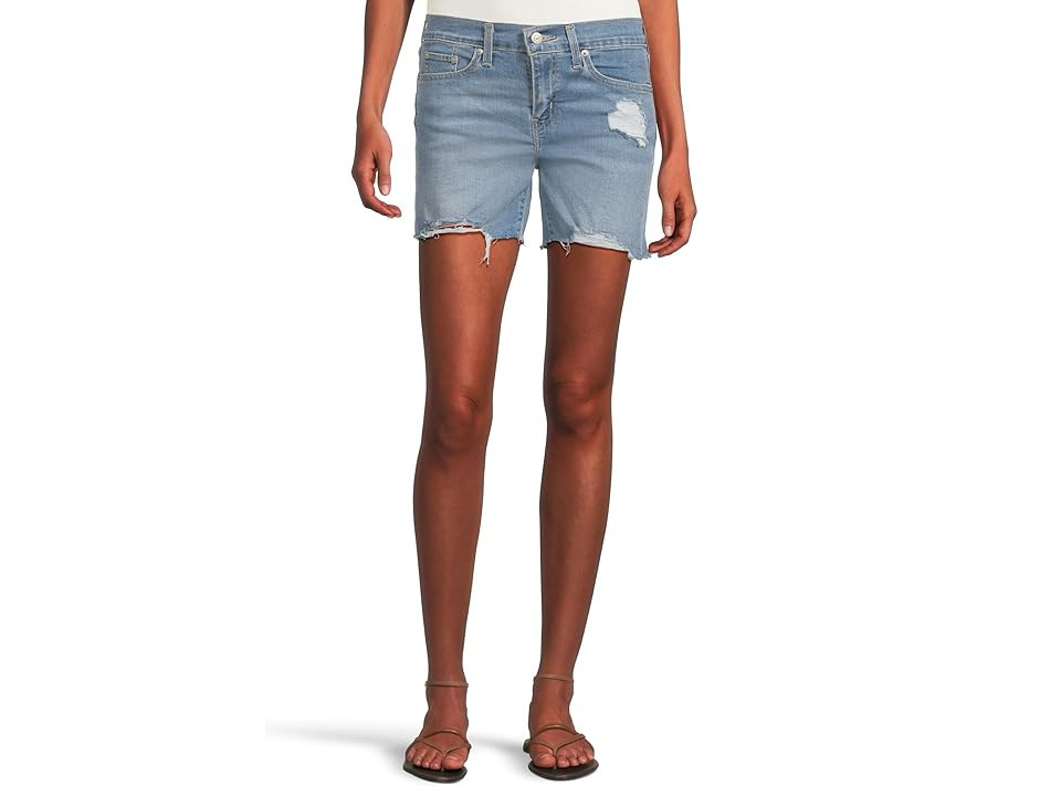 Levi's(r) Womens Mid Length Short Update Women's Shorts I'm Just A Fan : 31 4.5, Cotton | Zappos