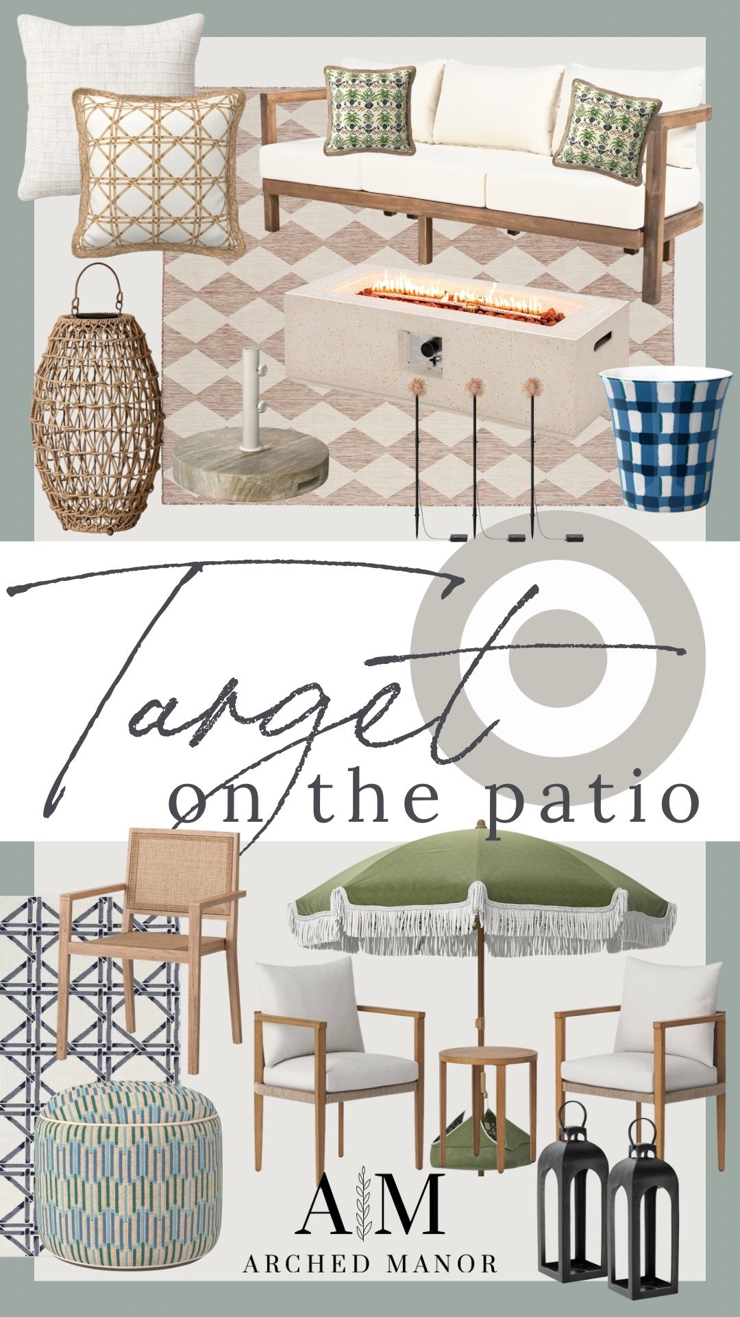 Patio finds from Target! These lanterns look so nice and they’re solar 🙌🏻 shop your next outdoor entertaining must have below! 

#LTKSeasonal #LTKHome