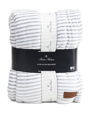 Striped Fleece Blanket | Bed & Bath | Marshalls | Marshalls