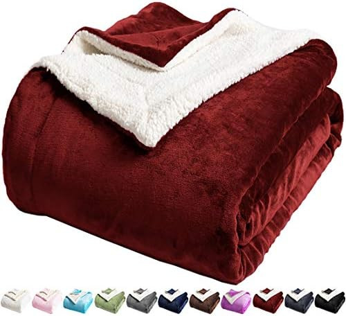 LBRO2M Sherpa Fleece Bed Blanket Twin Size Super Soft Fuzzy Plush Warm Cozy Fluffy Microfiber Cou... | Amazon (US)