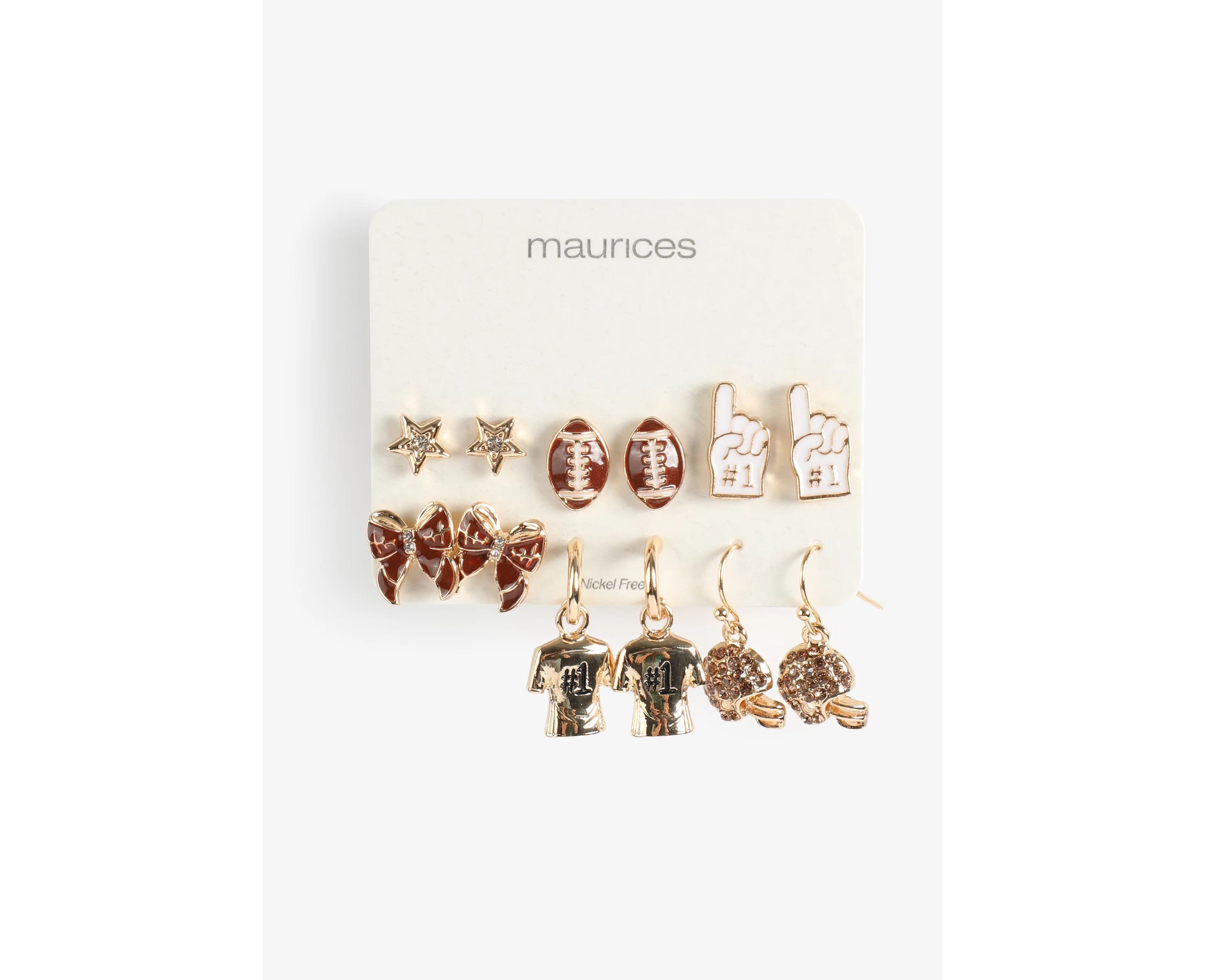 Football Game Day Earring Set | maurices | Maurices
