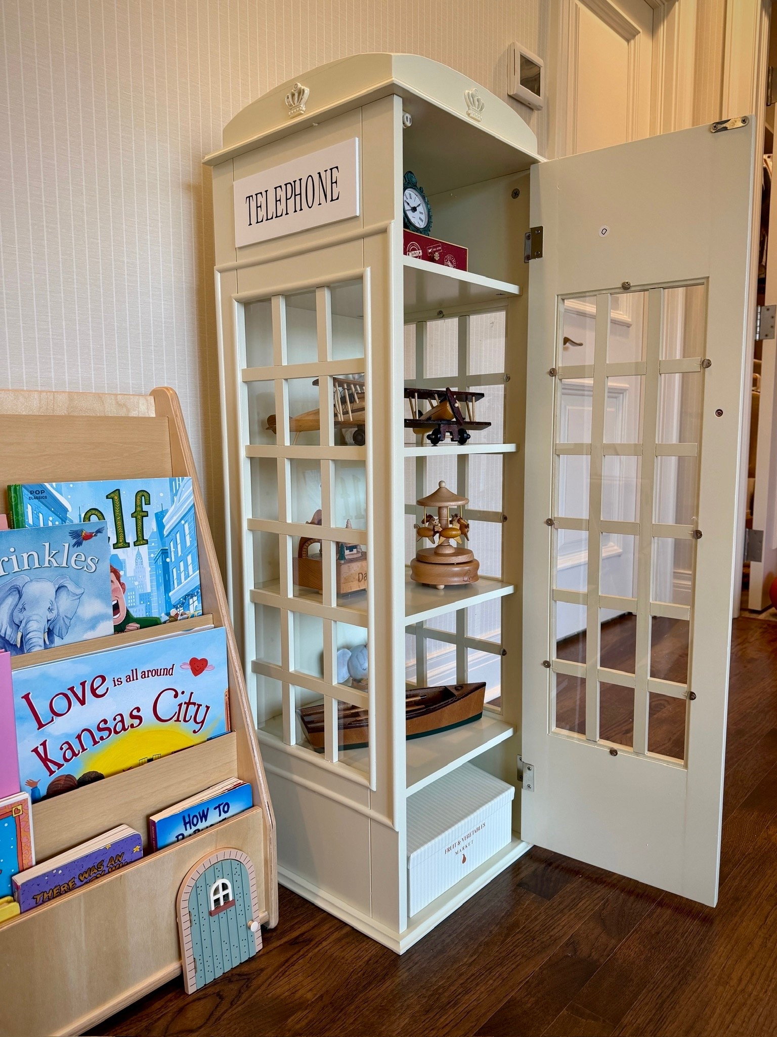 Finalizing details for twins “travel themed” room! This telephone shelf was perfect! 

Lpieces from H&M, Hobby Lobby, Amazon, and HomeGoods — If something isn’t linkable, I’ve tagged a super similar option for you 🤍 

#LTKHome #LTKmomlife #LTKKids