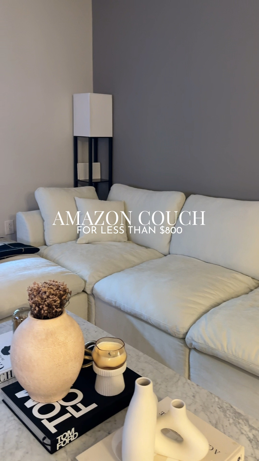 This might be my favorite purchase from Amazon ever! 🫶🏼✨ #amazon #amazonfinds #amazoncouch #amazonprimeday #amazonfurniture #amazonhome