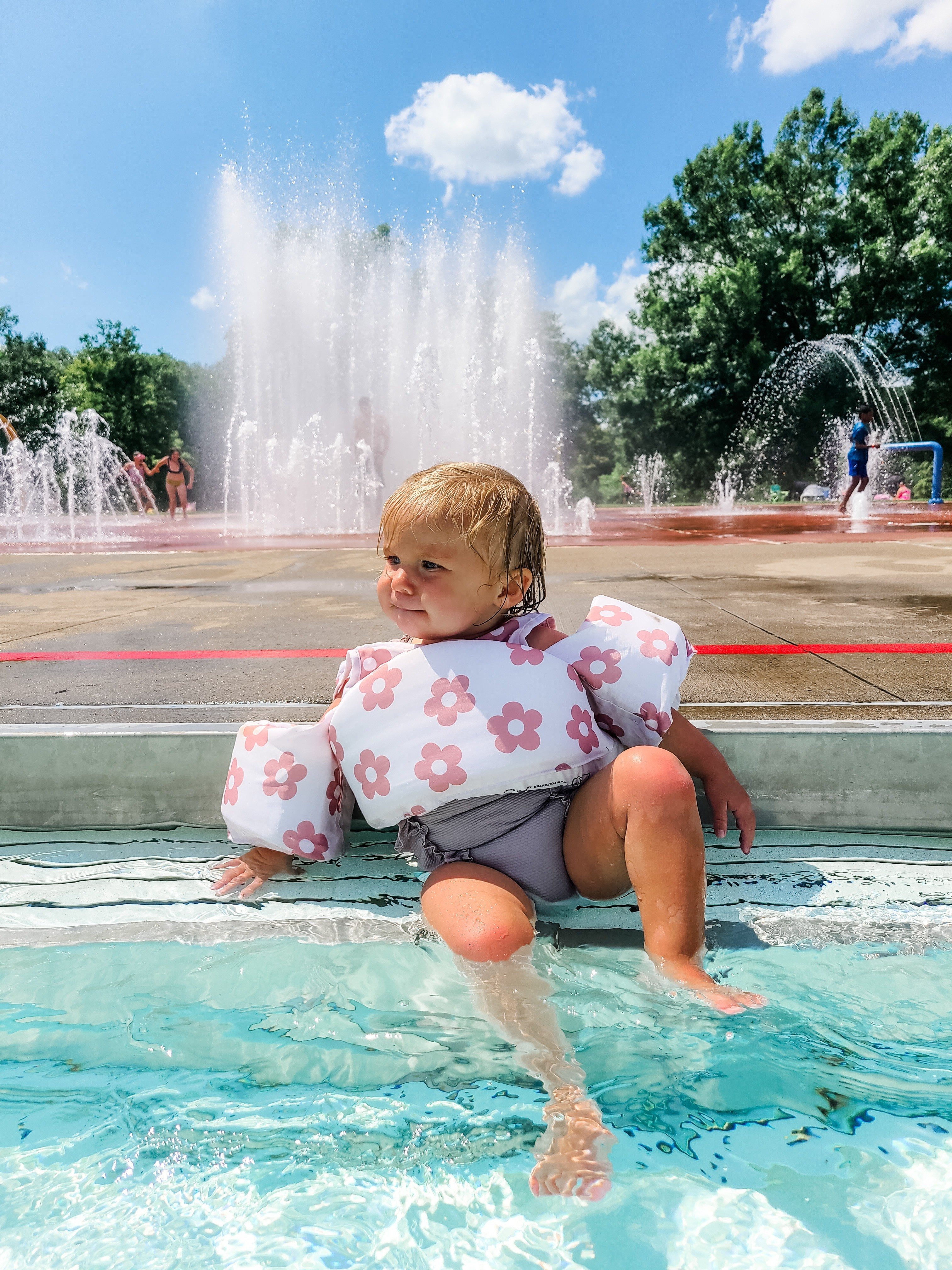 my little water baby 🔆💦summer | swim | toddler | toddler swimwear | swim safety | puddle jumper | life jacket | cute + trendy | toddlerhood | motherhood | girl mama 

#LTKSeasonal #LTKBaby #LTKKids