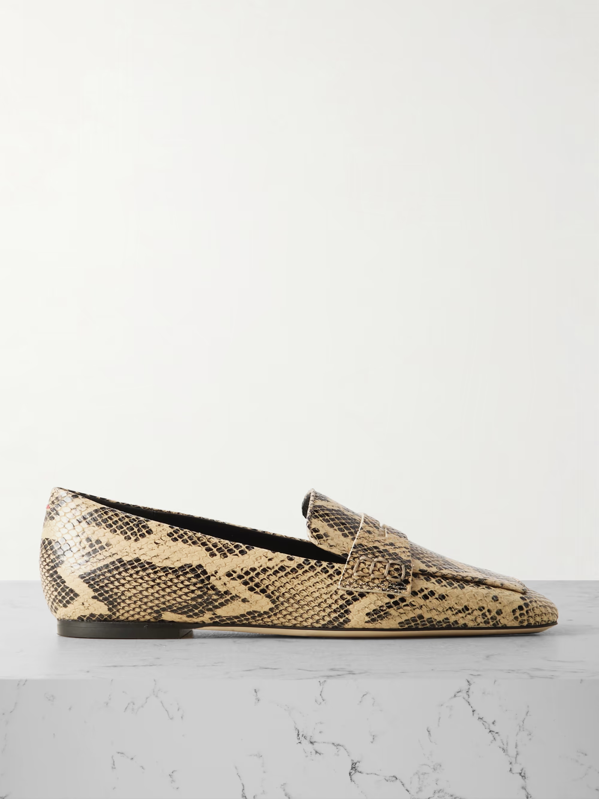 Tom snake-effect leather loafers | NET-A-PORTER (UK & EU)