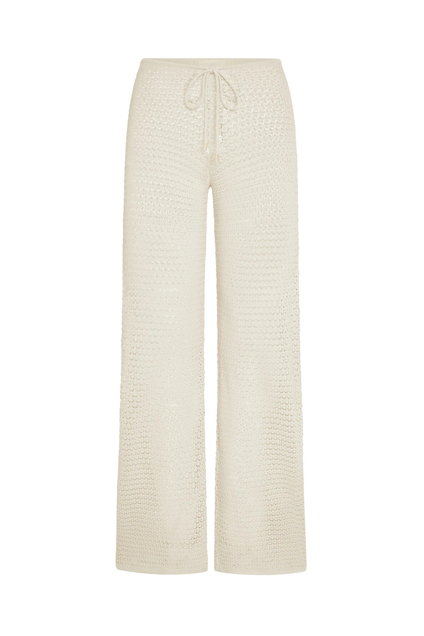 Belize Knit Pant - Ivory Lace Crochet | Monday Swimwear