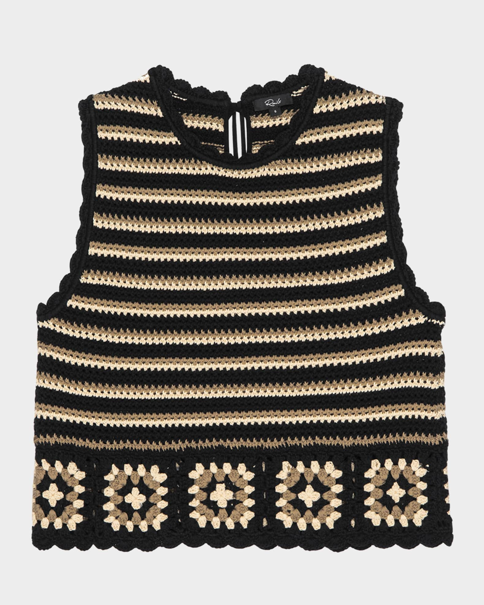 Rails Hazel Sleeveless Crochet Top | Neiman Marcus