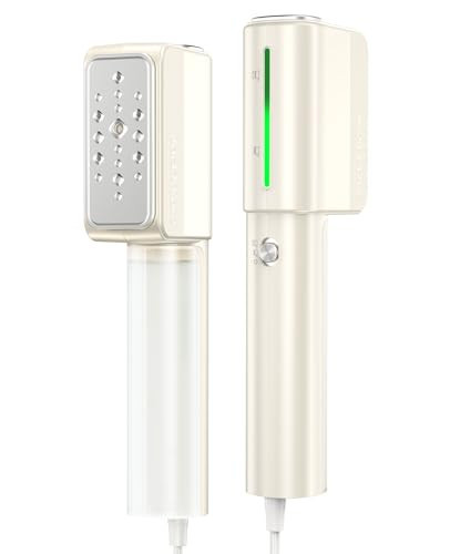 Jack ＆ Rose Travel Steamer For Clothes,110-230V,0.9Ib Light,9 * 2.6in Small Mini Travel Size,Steamer Iron 2 in 1,15s Heat-Up,Ceramic Heat Panel,For Global ＆ Europe Traveling | Amazon (US)