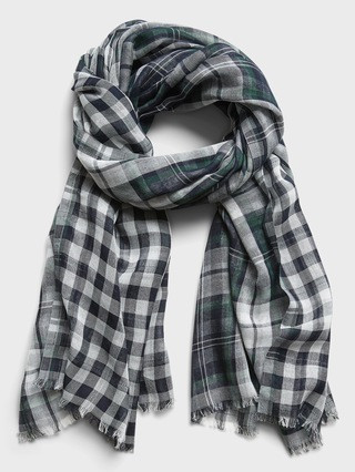 Plaid Layering Scarf | Banana Republic (US)