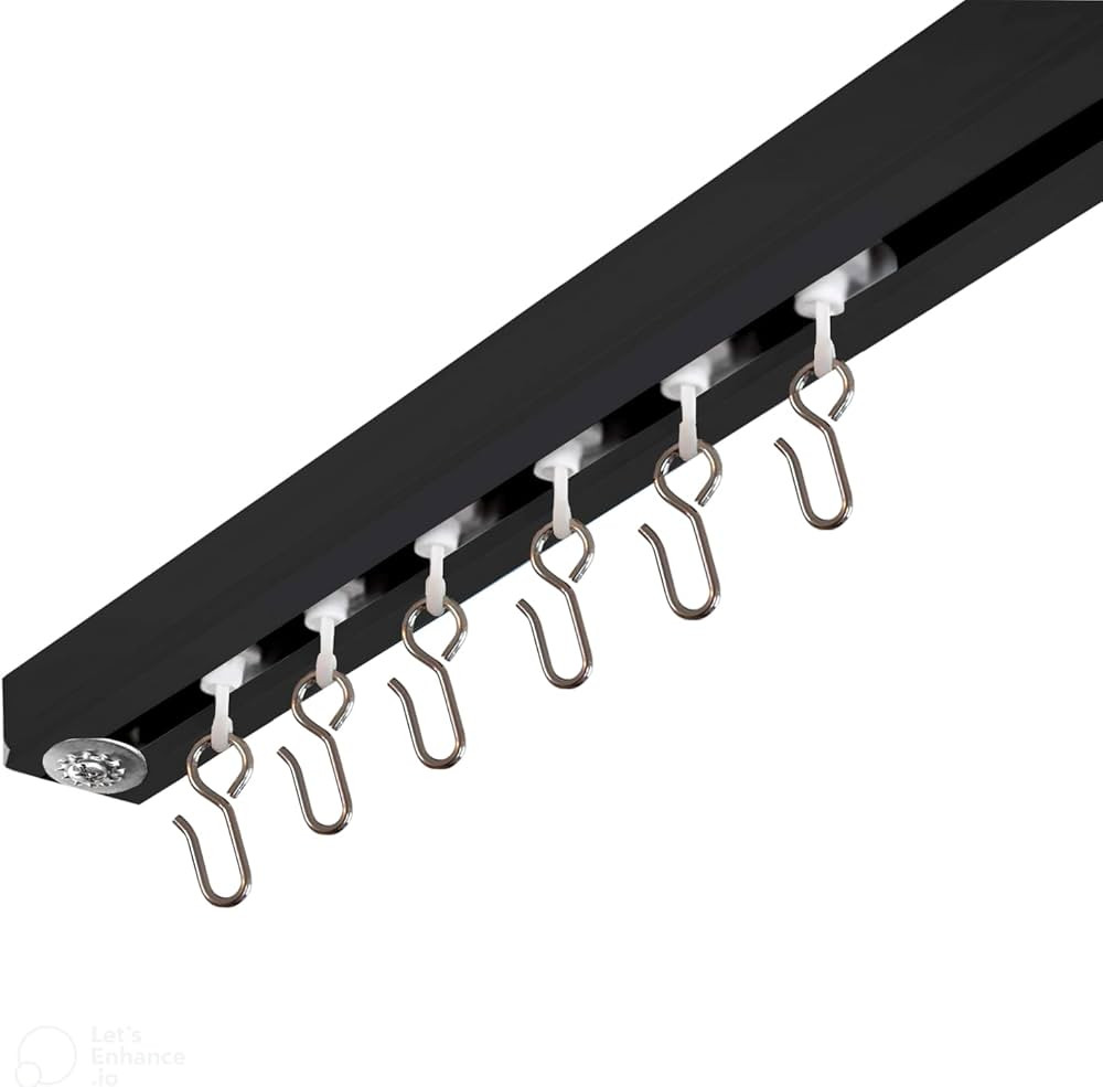 Room/Dividers/Now Ceiling Curtain Track Set - With Track, Roller Hooks, Installation Hardware, Sa... | Amazon (US)