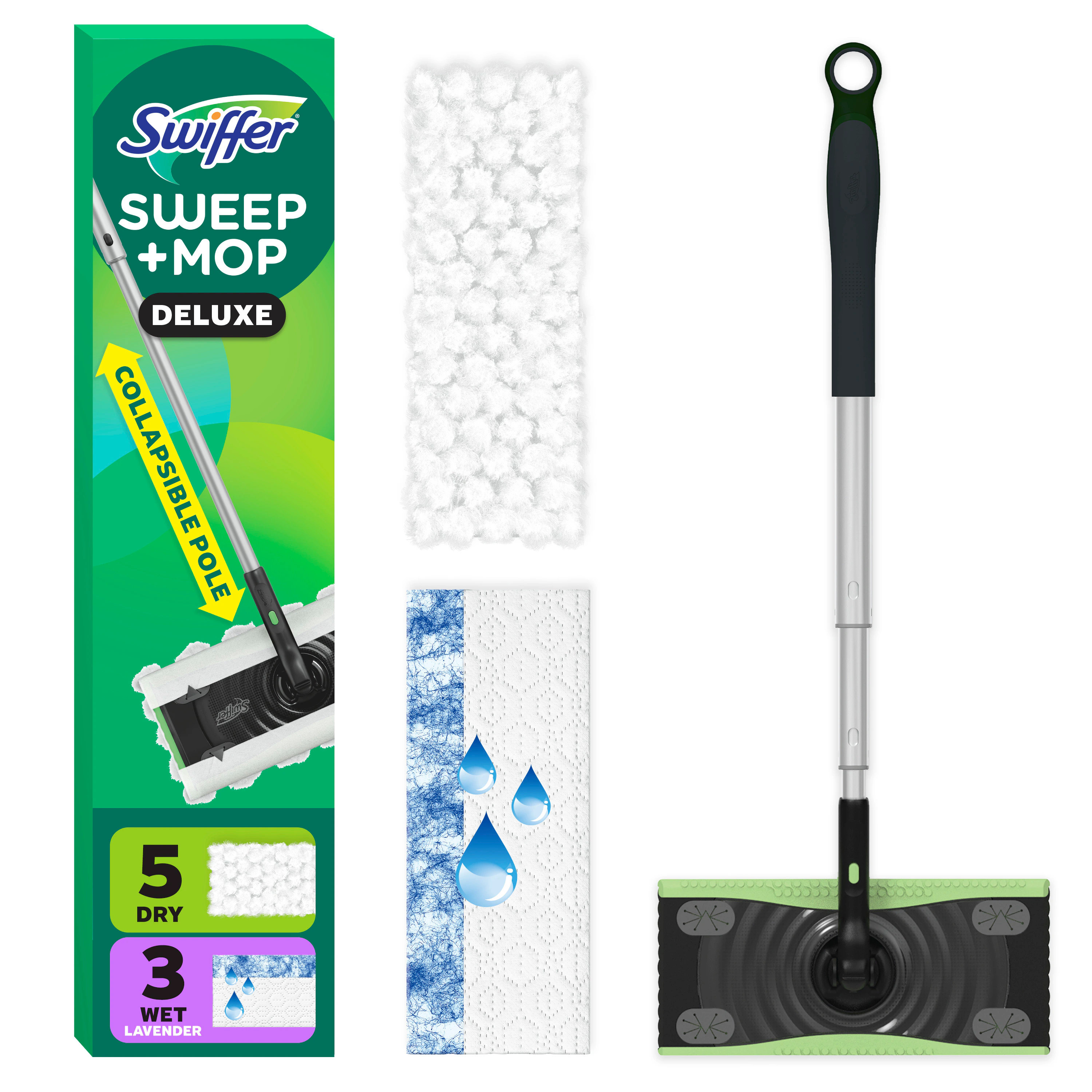 Swiffer Sweeper Sweep + Mop Deluxe Starter Kit one_size | 03077215848 | Lowe's