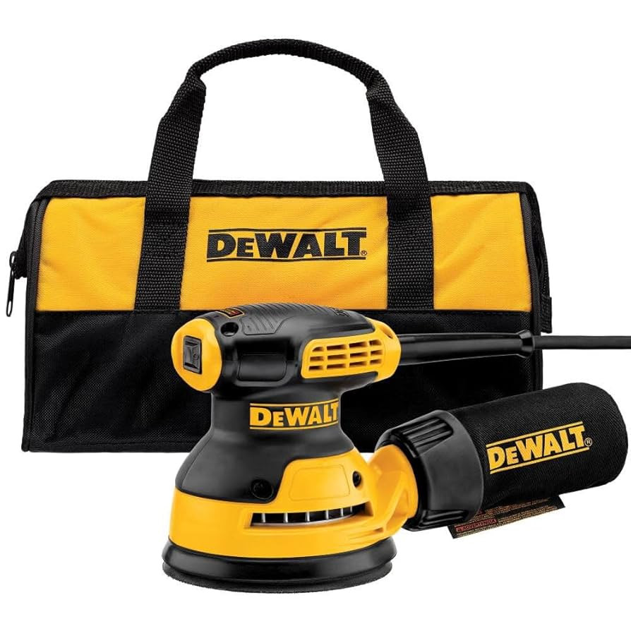 DEWALT Orbital Sander Kit, 5 inch, 3 amp, Corded, 12,000 OPM (DWE6421K) | Amazon (US)