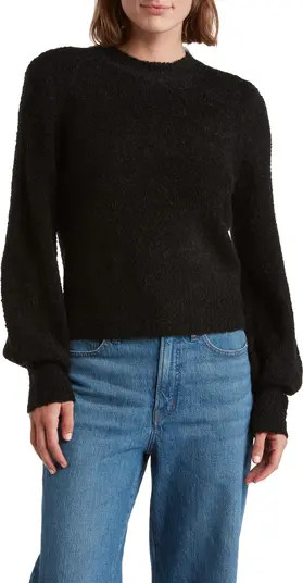 Jane Crop Balloon Sleeve Sweater | Nordstrom Rack