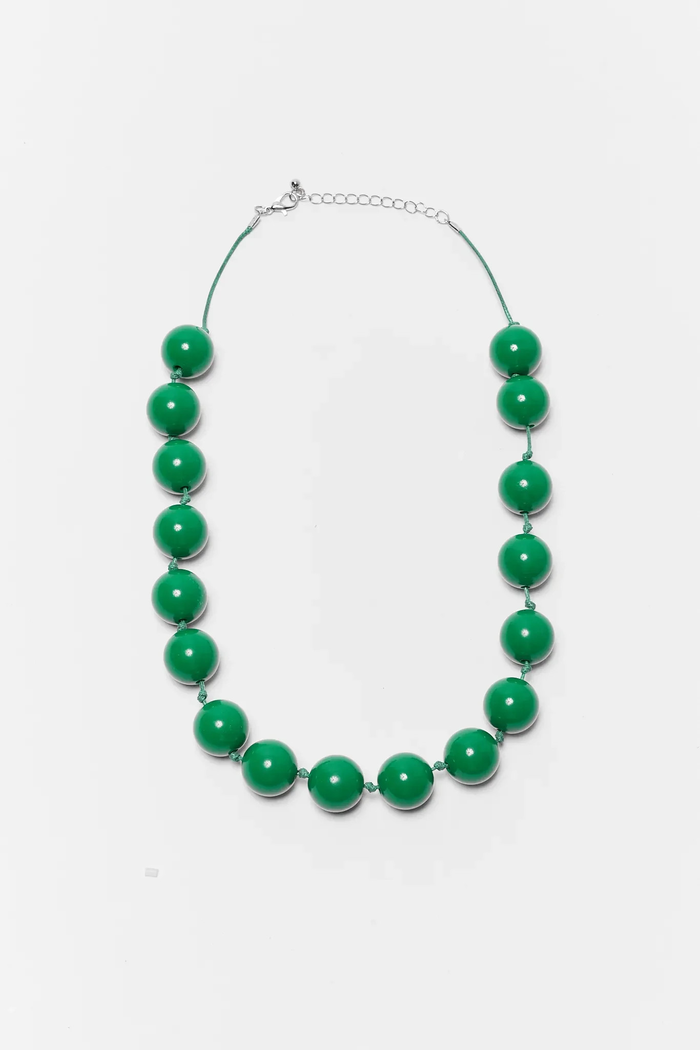 Daphne Green Beaded Necklace | Avara