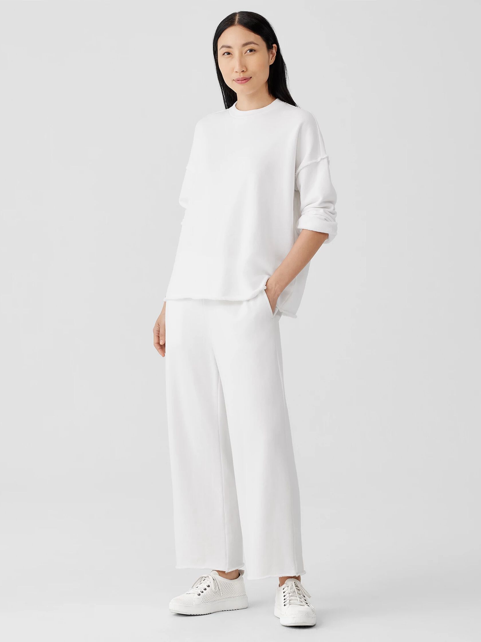 Organic Cotton French Terry Box-Top | Eileen Fisher