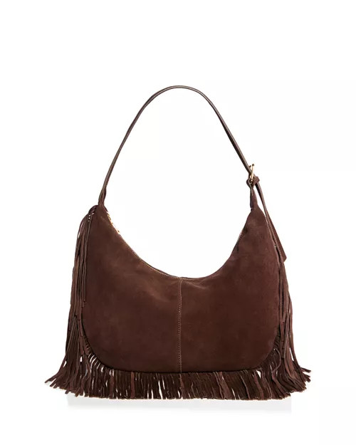 Large Fringed Suede Hobo Bag - Exclusive | Bloomingdale's (US)