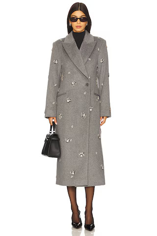 SIMKHAI Gianni Coat in Heather Grey from Revolve.com | Revolve Clothing (Global)