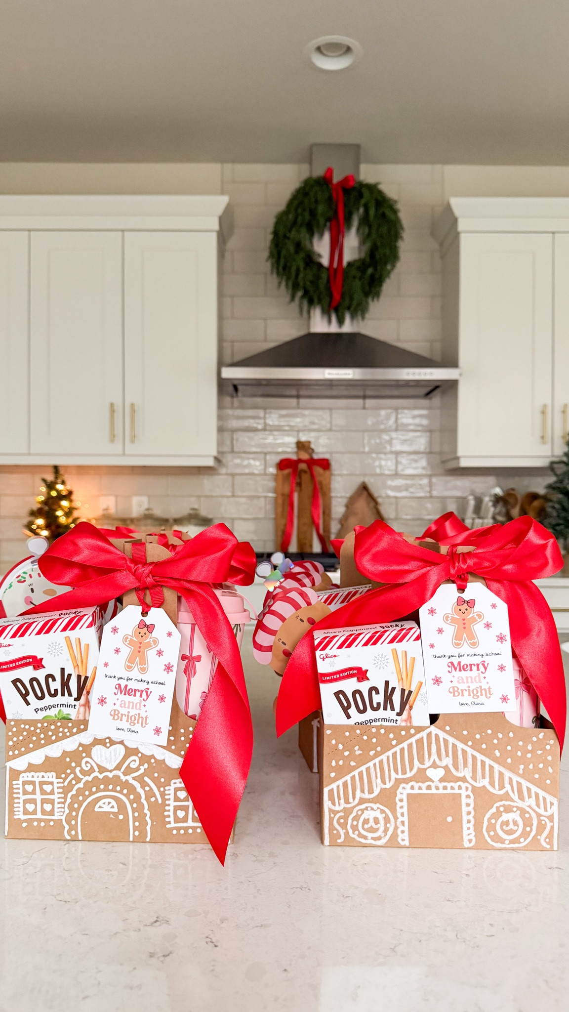 Holiday teacher gifts with gingerbread drink carriers, holiday face masks, Pocky Peppermint, and hand sanitizer!

#LTKHome #LTKGiftGuide #LTKHoliday