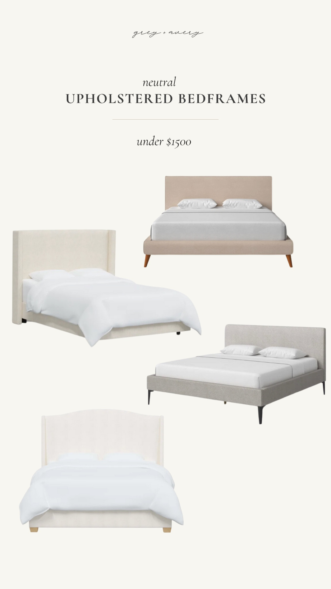 Budget friendly Neutral upholstered headboards 

#LTKsalealert #LTKhome