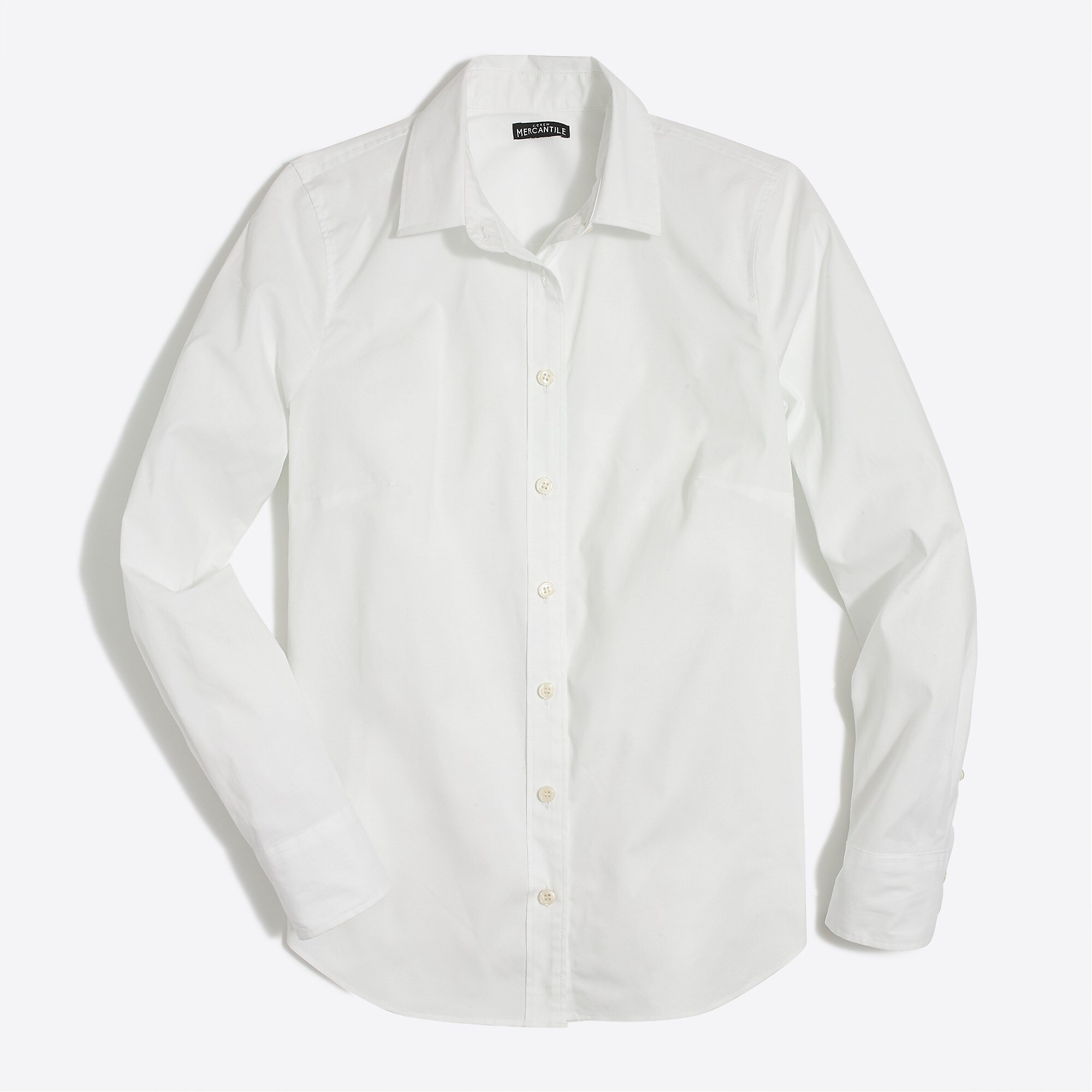 Classic button-up shirt in stretch cotton | J.Crew Factory