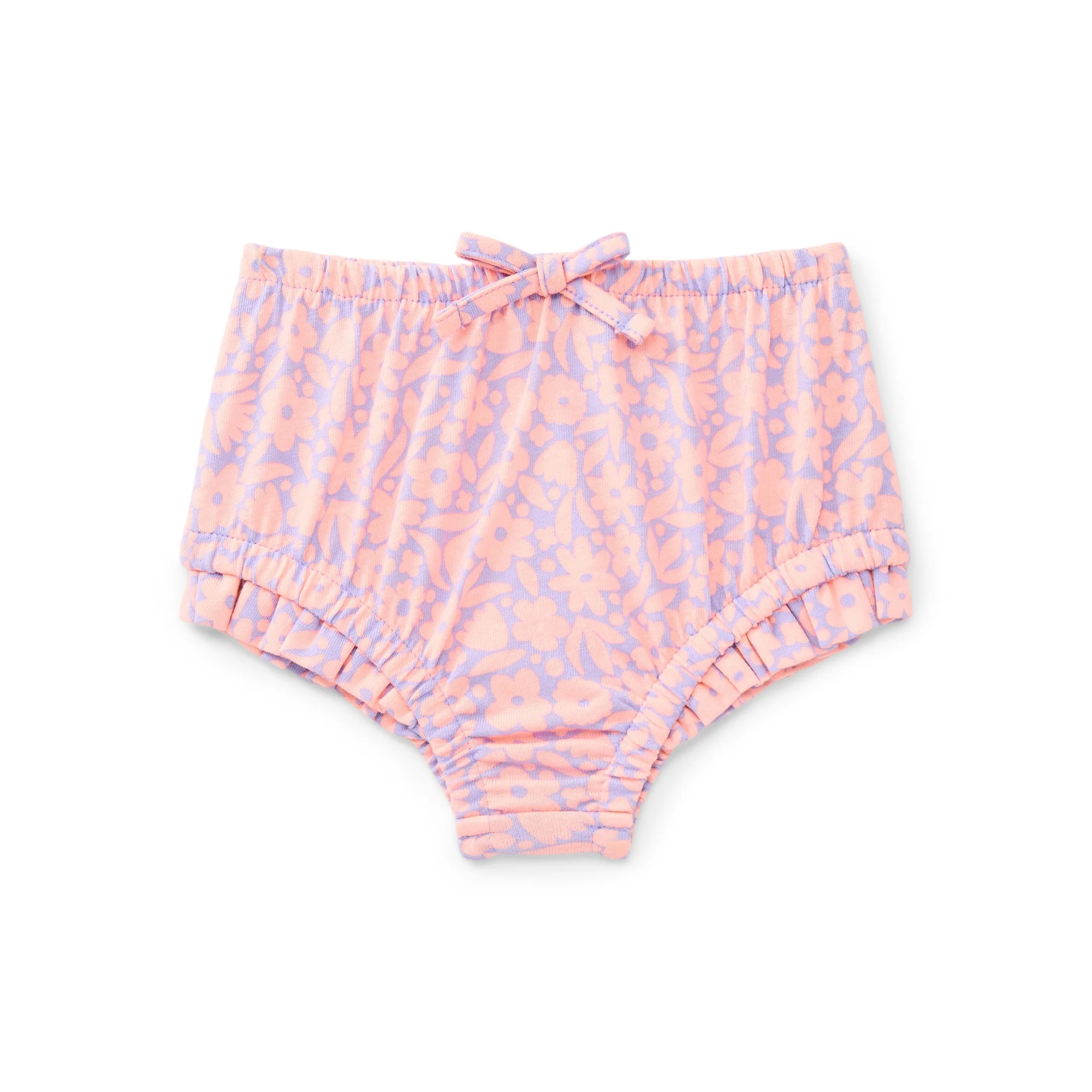 Wonder Nation Baby Girl Bloomer Shorts, Sizes 0-24 Months | Walmart (US)