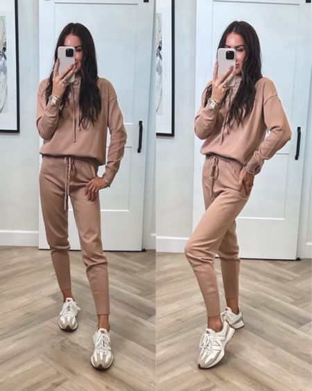 Two piece jogger set from Amazon 
A little heavier in weight and super soft 
High rise joggers ..set sz small
Sneakers tts
Travel outfit, cozy at home, weekend jogger set, Amazon fashion finds @liveloveblank
#ltku #ltkstyletip




#LTKstyletip #LTKHoliday #LTKover40