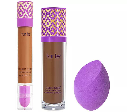 tarte Super-size Shape Tape Light & Lifted 3-pc Collection | QVC
