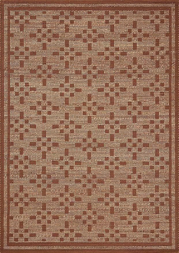 Loloi Chris Loves Julia Judy Collection JUD-07 Natural/Spice 2'-3" x 3'-9" Accent Rug | Amazon (US)