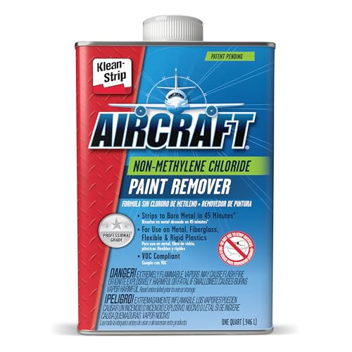 KLEAN-STRIP Aircraft Paint Remover, Professional Grade Paint Stripper for Cars & Metal Surfaces, VOC Compliant, 1 Quart | Amazon (US)