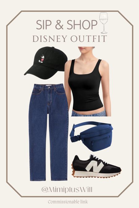 What I would wear to disney world!! 
Jeans come in multiple lengths! Pre-pregnancy I wore a 27 extra short and now I wear a 28 extra short

Tank: pre-pregnancy small and now a medium

#LTKfindsunder100 #LTKstyletip #LTKfindsunder50