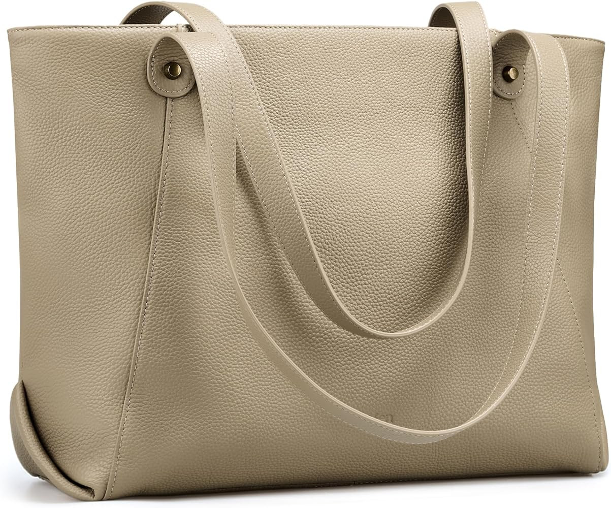 befen Genuine Leather Tote Bag for Women Work, Women's Leather Shoulder Bags Purses Satchel Handb... | Amazon (US)