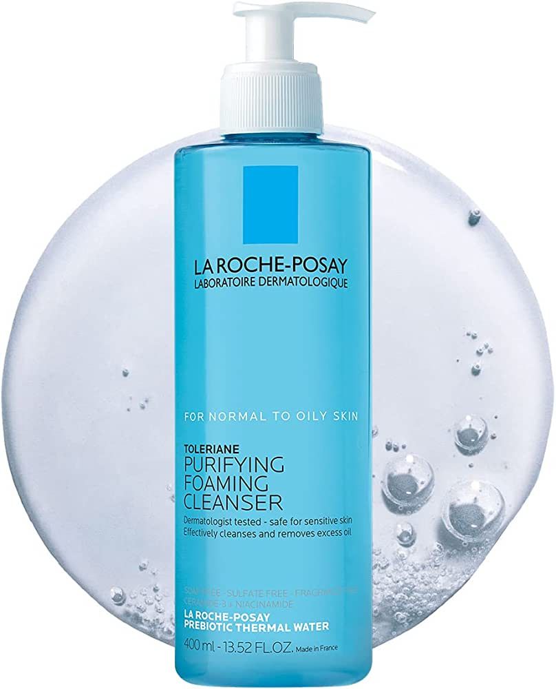 La Roche-Posay Toleriane Purifying Foaming Facial Cleanser, Oil Free Face Wash for Oily Skin and ... | Amazon (US)