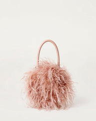 Zadie Buff Pink Feather Bag | Loeffler Randall