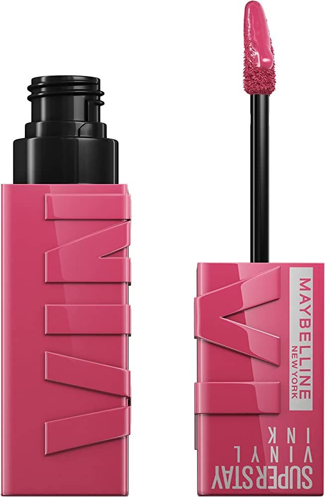 Maybelline Super Stay Vinyl Ink Longwear No-Budge Liquid Lipcolor Makeup, Highly Pigmented Color ... | Amazon (US)