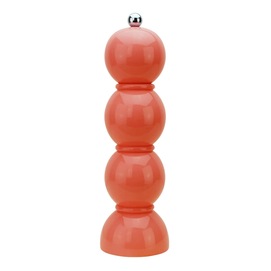 Coral Pink Bobbin Salt or Pepper Mill | Addison Ross UK