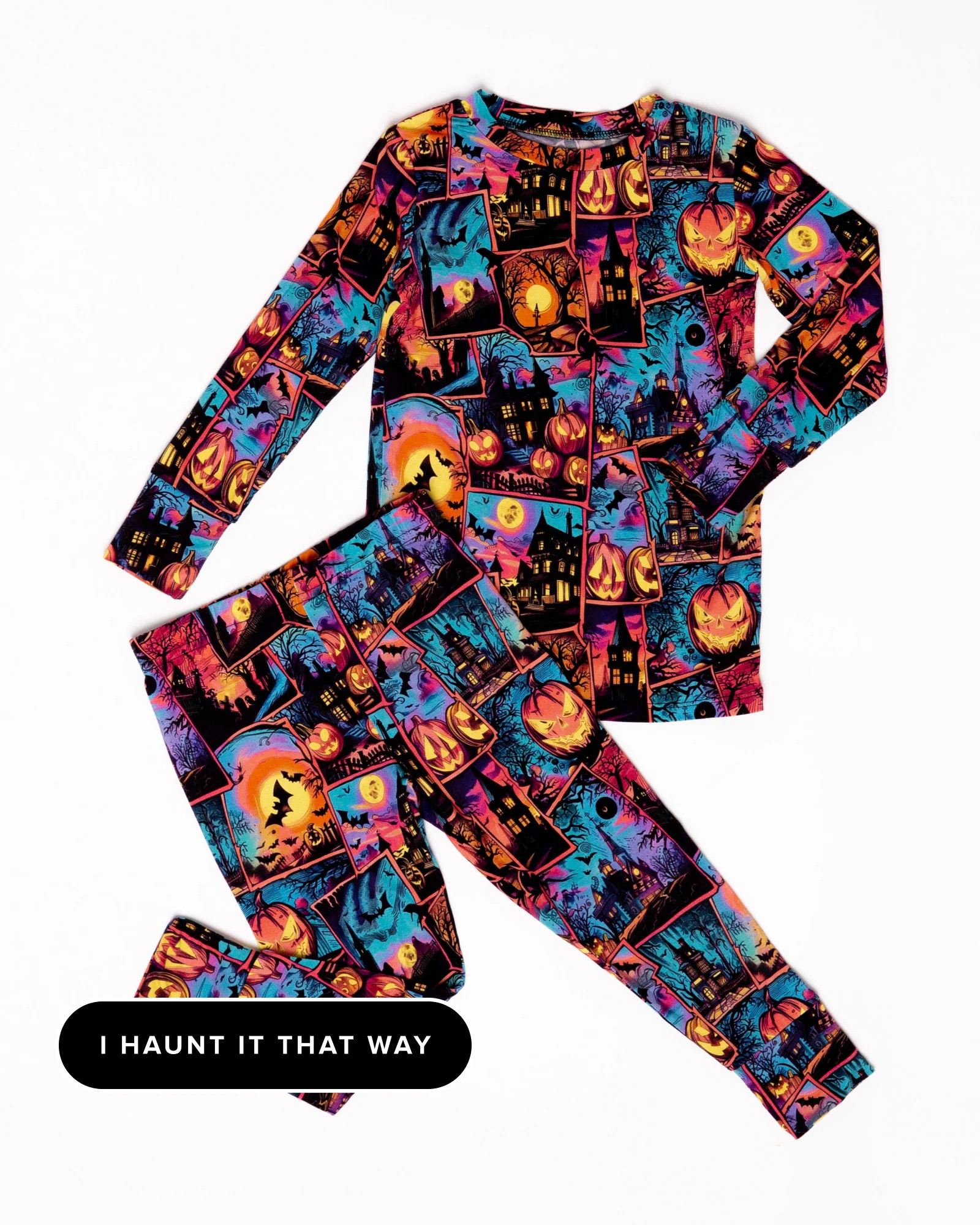 Halloween Pajama Sets I Haunt it That Way / 9/10Y | Bums and Roses