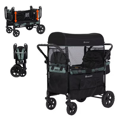 Baby Trend Quest PLUS 3-in-1 Stroller Wagon - Madrid Green | Target