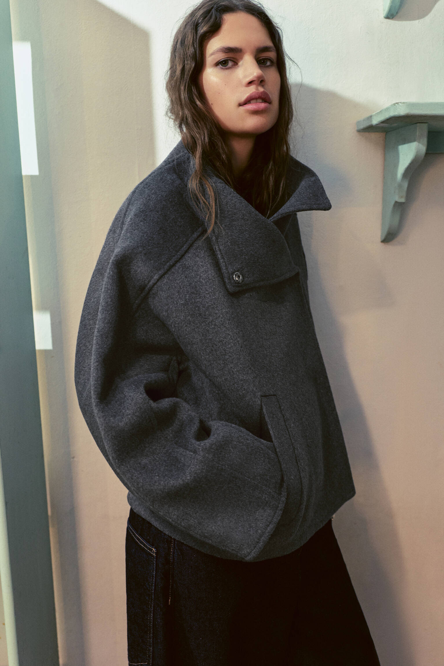 Kurzer Mantel aus - Pull&Bear Deutschland | PULL and BEAR DE