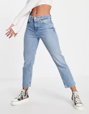 Topshop straight leg jeans in bleach | ASOS (Global)