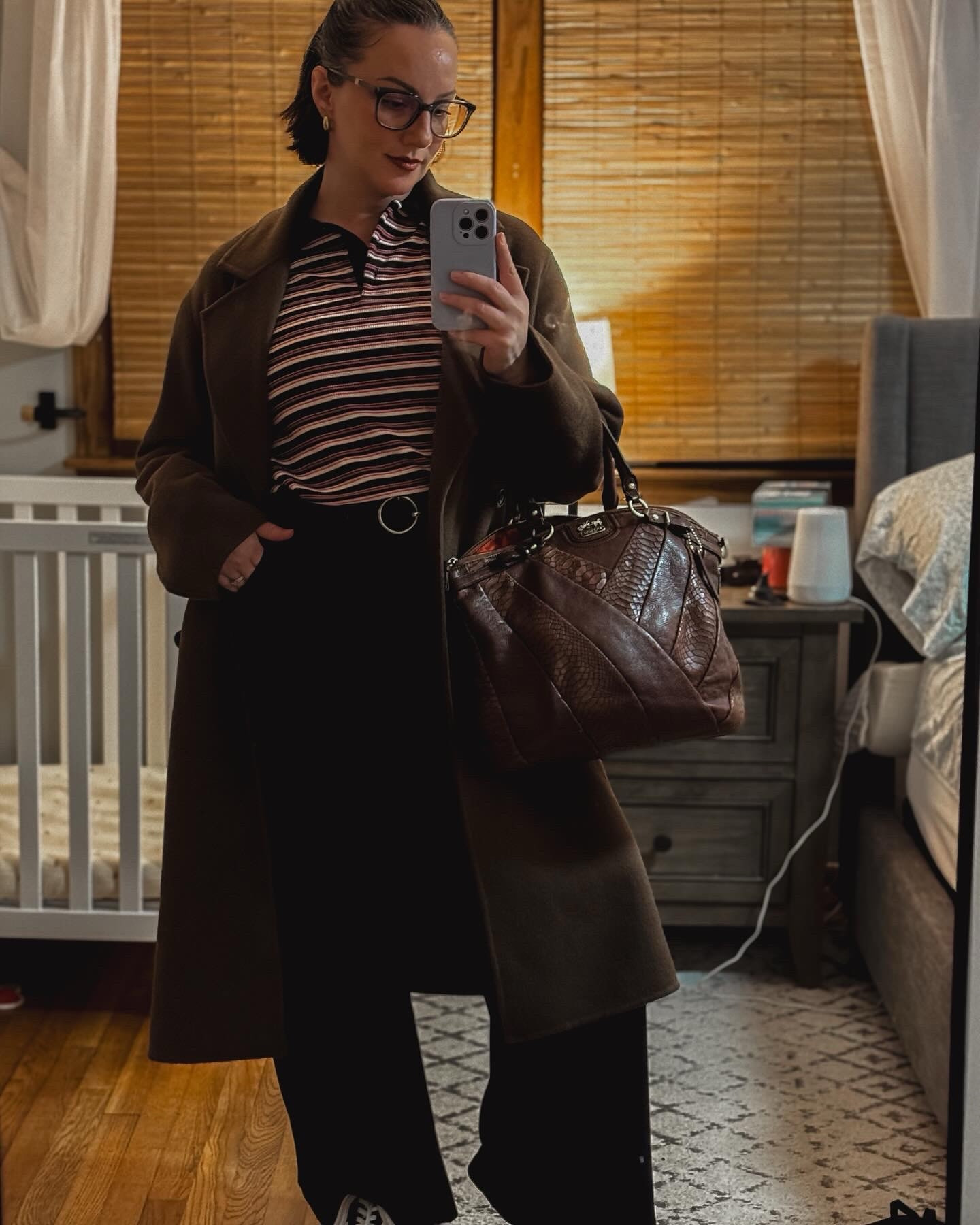 90’s inspired fit of the day! Absolutely love this rugby style shirt from amazon and this mango coat makes every outfit look so chic 🫶🏼

Wool Coat: Mango, size medium (oversized so I would recommend sizing down one or two sizes!)
Top: Amazon , size large
Trousers: Halara , size large

#LTKMidsize #LTKStyleTip #LTKSeasonal