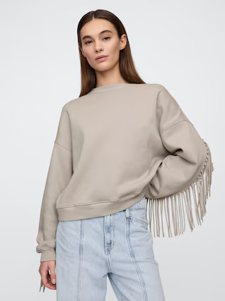 Oversized Western Crewneck Sweatshirt | Gap Factory