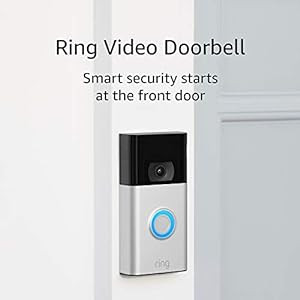 Ring Video Doorbell - 1080p HD video, improved motion detection, easy installation – Satin Nick... | Amazon (US)